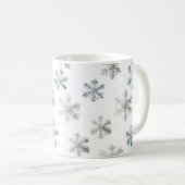 SCHNEEFLOCKEN KAFFEETASSE (VorderseiteRechts)