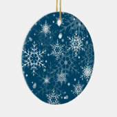 Schneeflocken Keramik Ornament (Rechts)
