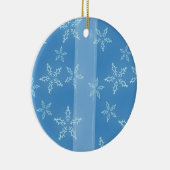 Schneeflocken Keramik Ornament (Rechts)