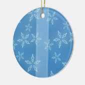 Schneeflocken Keramik Ornament (Links)