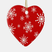 Schneeflocken Keramik Ornament (Rechts)