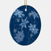 Schneeflocken Keramik Ornament (Rechts)