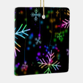 Schneeflocken Keramikornament (Rechts)