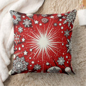 Schneeflocken Kissen (Decke)