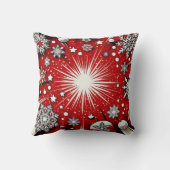 Schneeflocken Kissen (Rückseite)