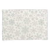 Schneeflocken Kissenbezug (Vorderseite-Rechts)