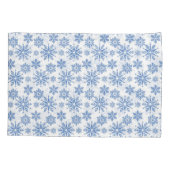 Schneeflocken Kissenbezug (Rückseite-Links)