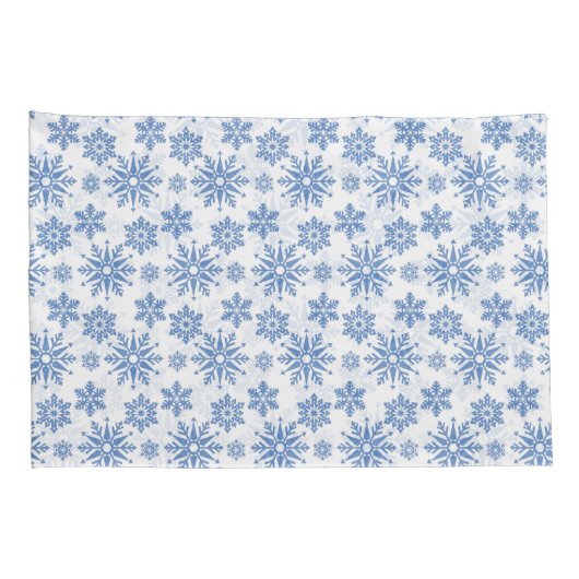 Schneeflocken Kissenbezug (Rückseite-Rechts)