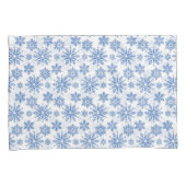 Schneeflocken Kissenbezug (Vorderseite-Rechts)