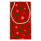 Schneeflocken Kleine Geschenktüte (Rückseite)