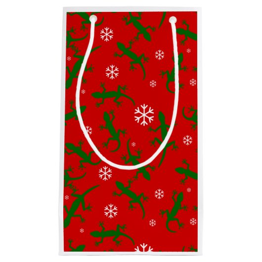 Schneeflocken Kleine Geschenktüte (Vorderseite)