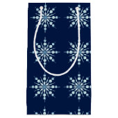 Schneeflocken Kleine Geschenktüte (Vorderseite)