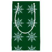Schneeflocken Kleine Geschenktüte (Vorderseite)