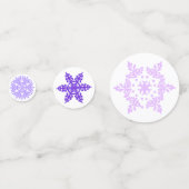 Schneeflocken Konfetti (Rückseiten)