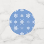 Schneeflocken Konfetti (Klein Vorderseite)