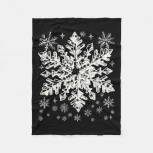 Schneeflocken Kostüm Winter Weihnachten passend fü Fleecedecke