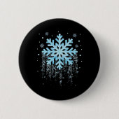 Schneeflocken-Kostüm Winterweihnachtssommer Gew Button (Vorderseite)