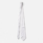 Schneeflocken Krawatte (Rückseite)