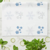 Schneeflocken Küchentuch (Gefaltet)