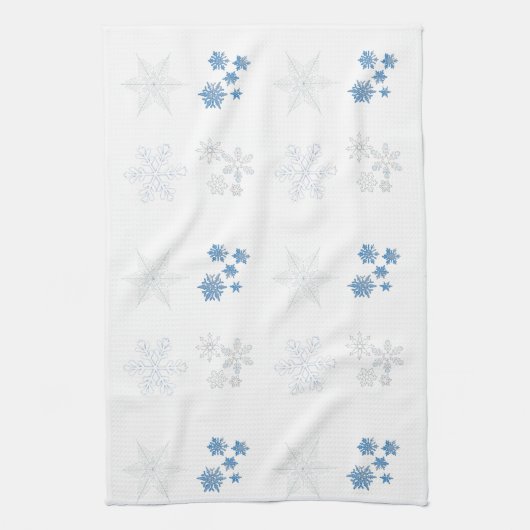 Schneeflocken Küchentuch (Vertikal)
