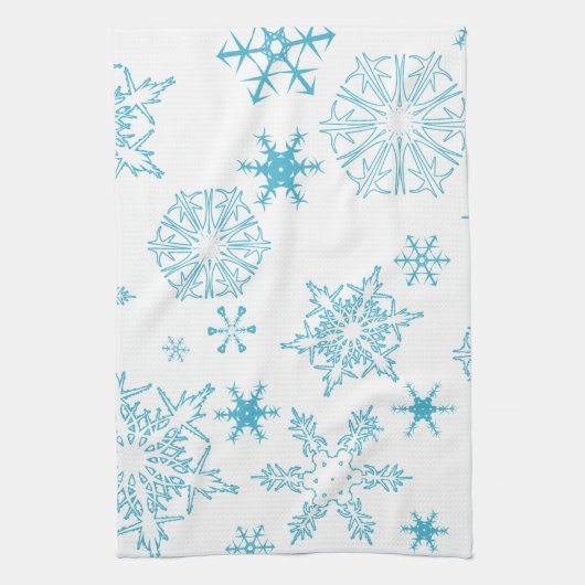 Schneeflocken Küchentuch (Vertikal)