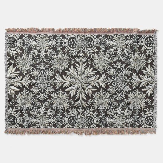 Schneeflocken Kunst Decke (Vorderseite)