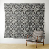Schneeflocken Kunst Wandteppich (Beispiel (Horizontal))
