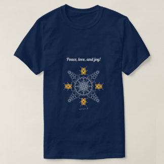 Schneeflocken Küsse-Winter muackS!!!-Editierbarer  T-Shirt