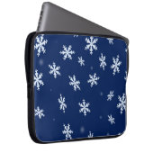 Schneeflocken Laptopschutzhülle (Vorne Rechts)
