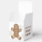 Schneeflocken & Lebkuchen Keks Weihnachten Geschenkschachtel (Geöffnet)