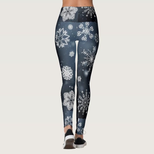 Schneeflocken Leggings (Rückseite)