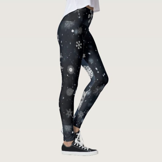 Schneeflocken Leggings (Rechts)