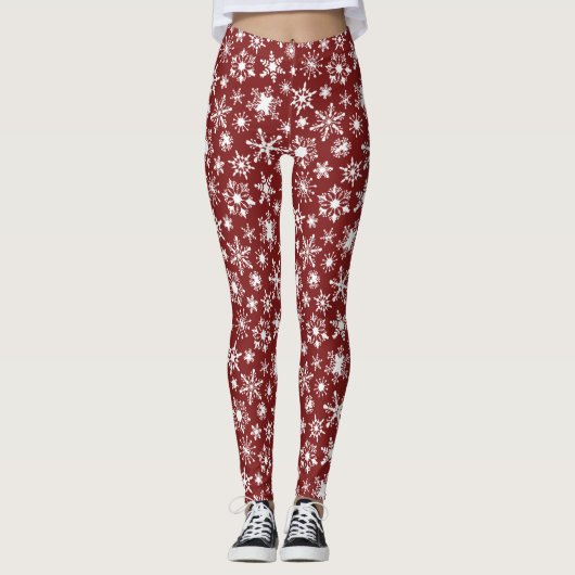Schneeflocken Leggings (Vorderseite)