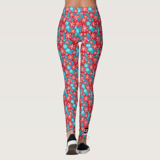 Schneeflocken Leggings (Rückseite)