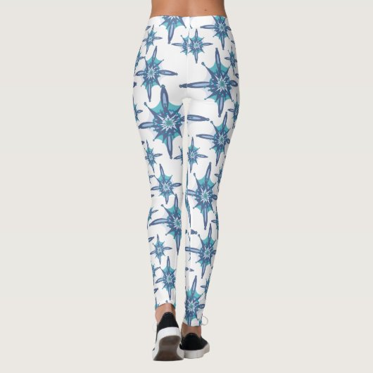 Schneeflocken Leggings (Rückseite)