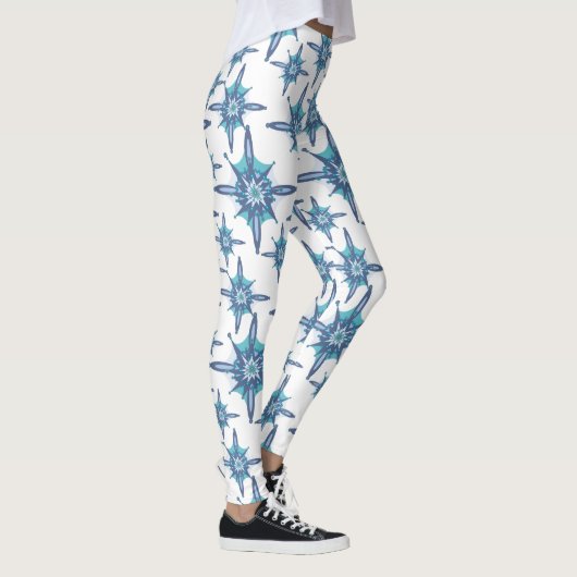 Schneeflocken Leggings (Rechts)