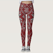 Schneeflocken Leggings (Vorderseite)