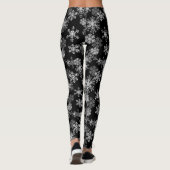 Schneeflocken-Leggings für Frauen Leggings (Rückseite)
