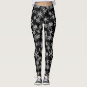 Schneeflocken-Leggings für Frauen Leggings (Vorderseite)