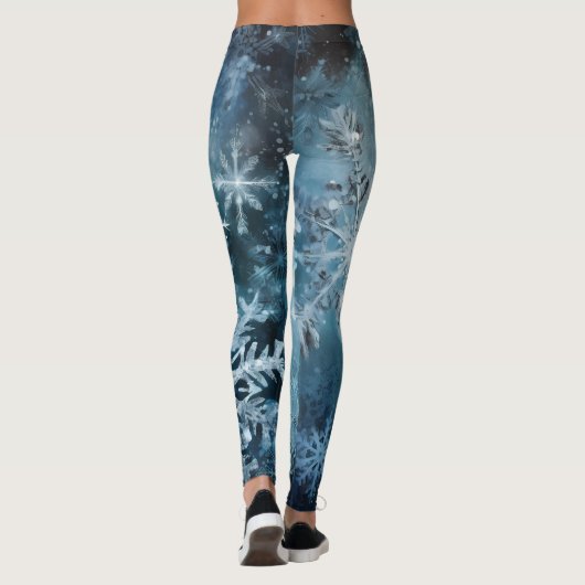 Schneeflocken Leggings - Hübsch (Rückseite)