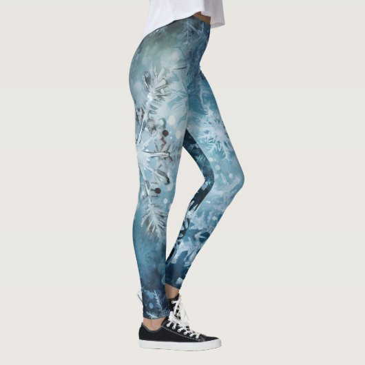 Schneeflocken Leggings - Hübsch (Rechts)