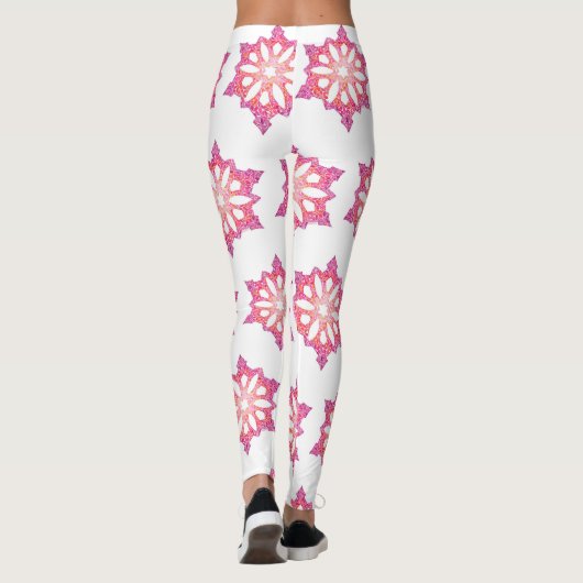 Schneeflocken-Leggings Leggings (Rückseite)