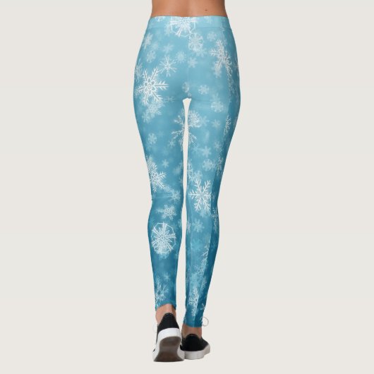 Schneeflocken-Leggings Leggings (Rückseite)