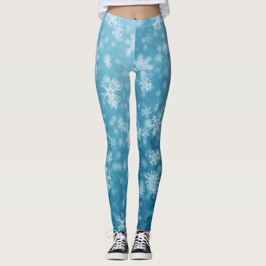 Schneeflocken-Leggings Leggings (Vorderseite)