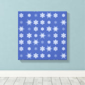 Schneeflocken Leinwanddruck (Insitu (Holzboden))