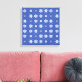 Schneeflocken Leinwanddruck (Insitu (Wohnzimmer))
