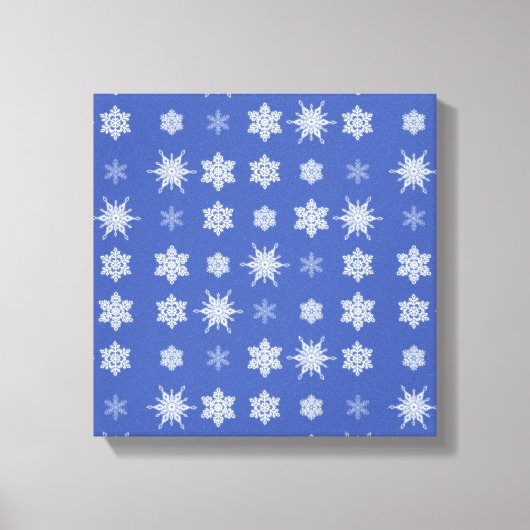 Schneeflocken Leinwanddruck (Vorderseite)