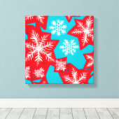 Schneeflocken Leinwanddruck (Insitu (Holzboden))