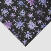 Schneeflocken lila seidenpapier (Detail)