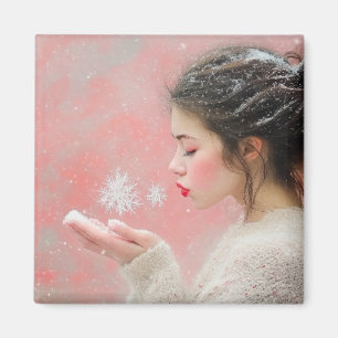 Schneeflocken Magnet